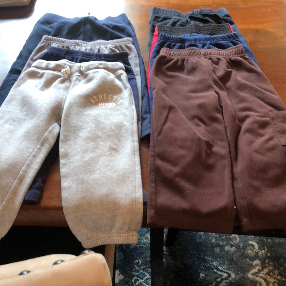 10 pairs of toddler sweatpants